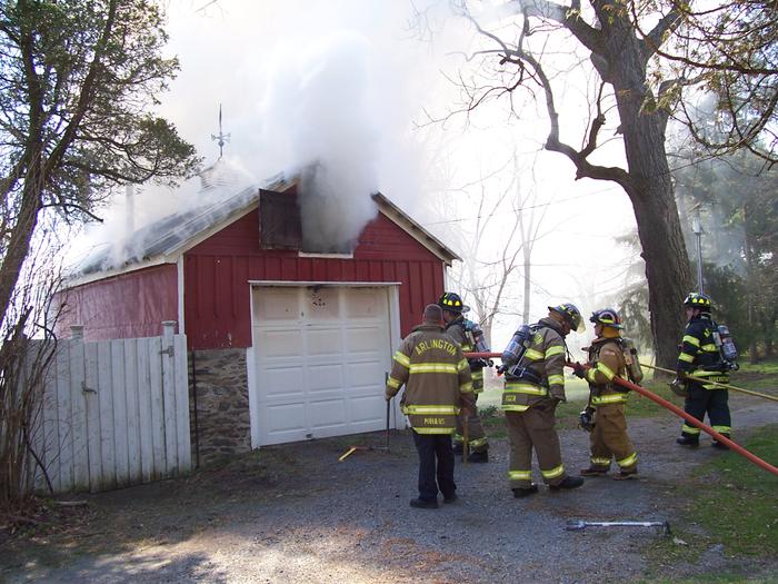 MA to LaGrange - Garage Fire